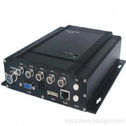 Potable Mobile DVR with 4CH Video Output, Supports Both SD Card/HDD and GPS, D1 Resolution